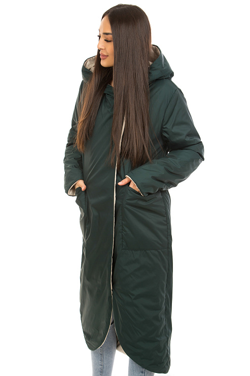 GRACE 352 ЗЕЛЕНЫЙ Плащ женский GRACE цвет Зеленый