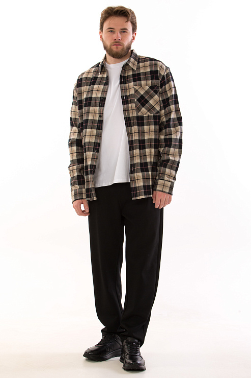 CHEERDUCK/4070 8113 ЧЕРНЫЙ Рубашка мужская CHEERDUCK цвет Черный