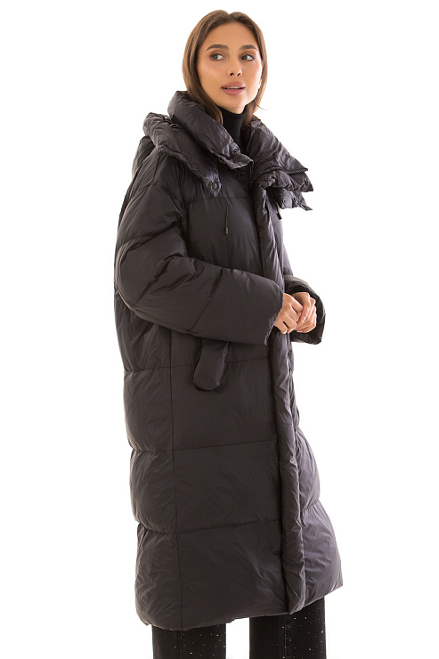 CHEERDUCK/5078 G-20 ЧЕРНЫЙ  Пуховик женский CHEERDUCK цвет Черный