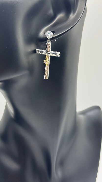 Серьги BELLABOA цвет Серебристый