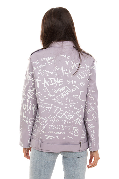 CHEER&DUCK/2025 034-3 СИРЕН. Куртка женская CHEERDUCK цвет Сиреневый