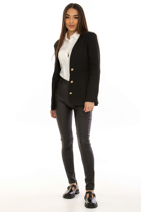 CHEERDUCK/2C19 4172 ЧЕРНЫЙ Пиджак женский CHEERDUCK цвет Черный