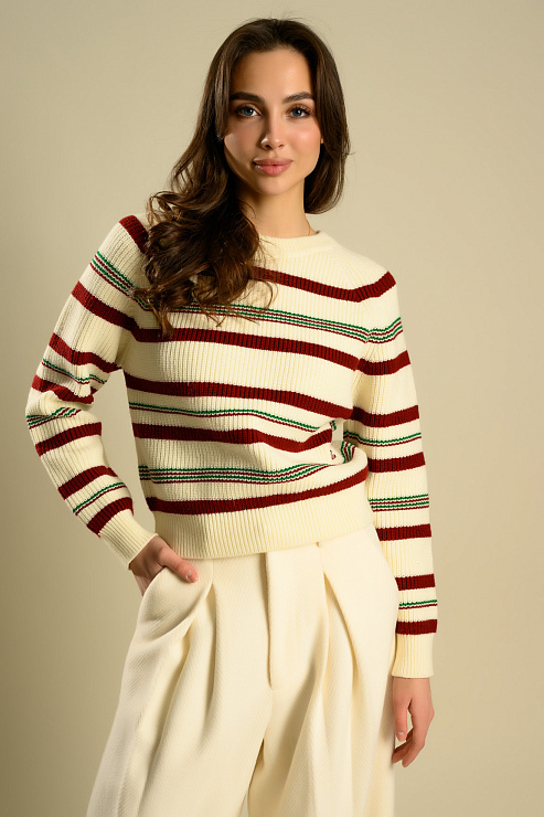 BELLABOA 127 WHITE Свитер женский BELLABOA цвет Белый