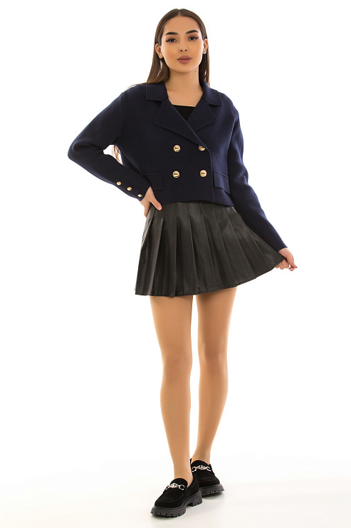 CHEERDUCK/2C19 881 ТЕМН.СИНИЙ Жакет женский CHEERDUCK цвет Синий