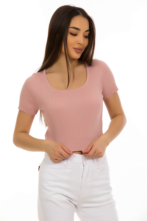 CHEERDUCK/zhinvpopvlor 568 СВ. РОЗОВЫЙ Топ женский CHEERDUCK цвет Розовый