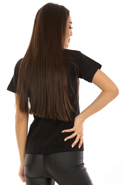 CHEERDUCK/THUC 1041 ЧЕРНЫЙ Футболка женская CHEERDUCK цвет Черный