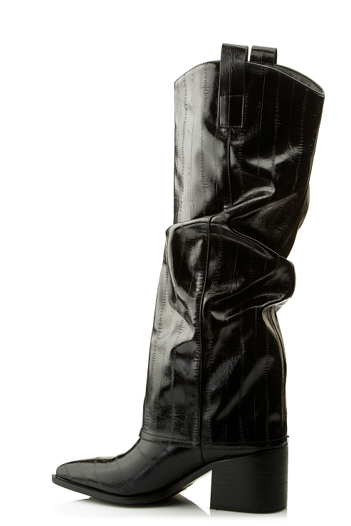 Сапоги на каблуке SERGIO MANCHOT цвет Черный