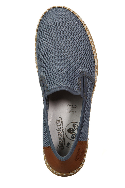 Слипоны RIEKER  цвет Синий