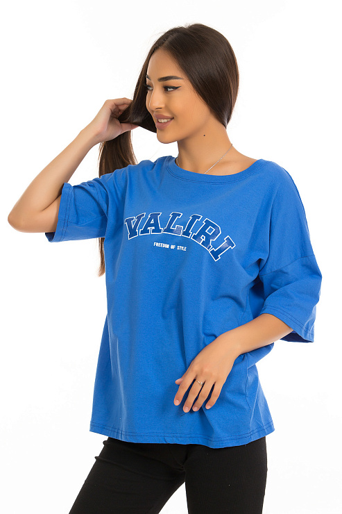 CHEERDUCK/FA 0012 СИНИЙ Футболка женская CHEERDUCK цвет Синий