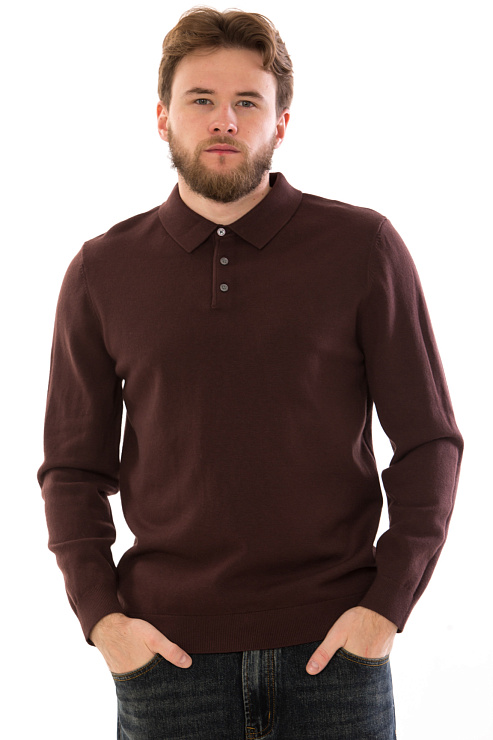 CHEERDUCK/4070 8199 КОРИЧНЕВЫЙ Кофта мужская CHEERDUCK цвет Коричневый