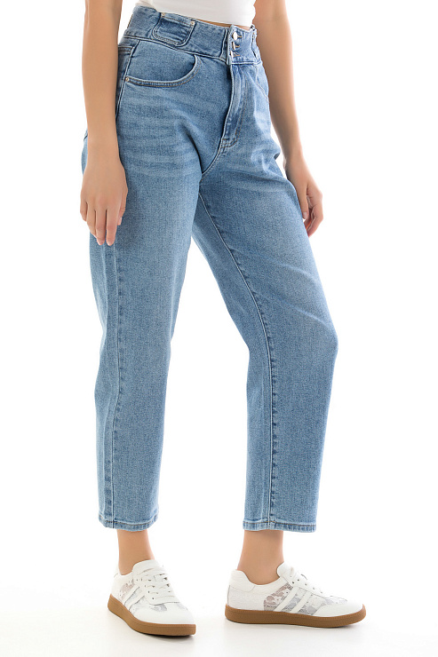 CHEERDUCK/VS 9614 СИНИЙ Джинсы женские CHEERDUCK цвет Синий