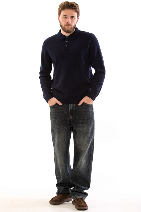 CHEERDUCK/4070 8199 СИНИЙ Кофта мужская CHEERDUCK цвет Синий