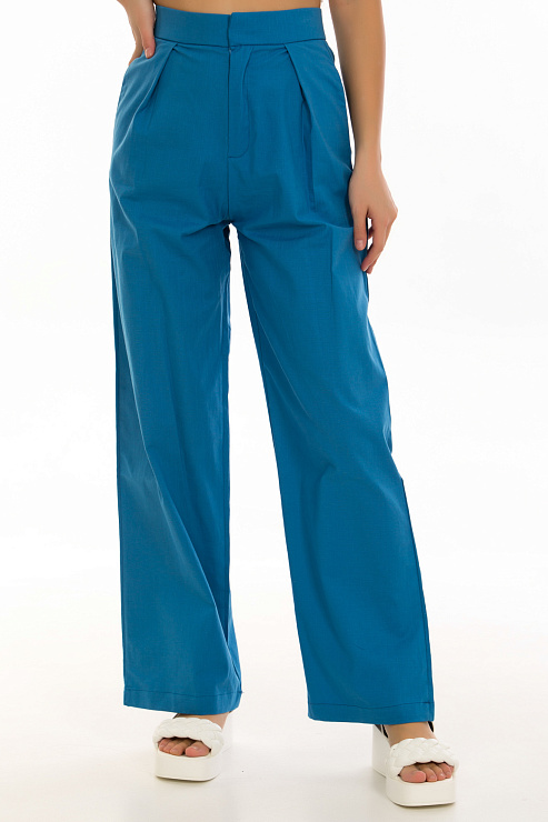 CHEERDUCK/2C19 6365 СИНИЙ Брюки женские CHEERDUCK цвет Синий