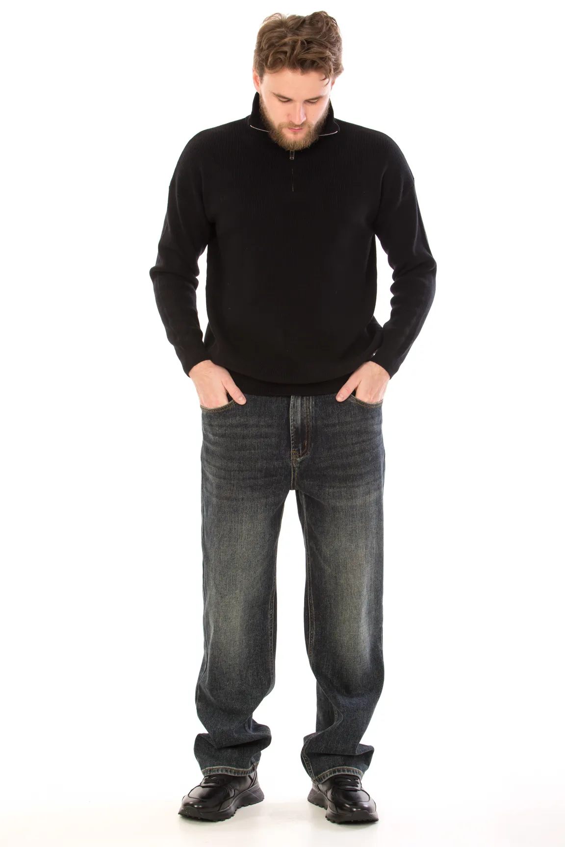 CHEERDUCK/4070 60486 СИНИЙ Джинсы мужские