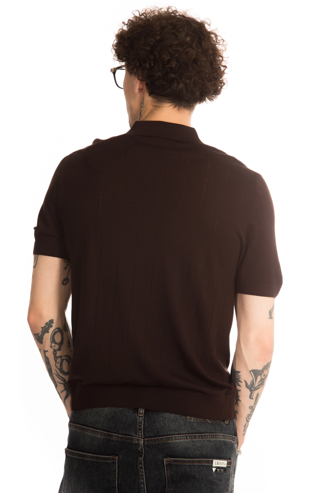 CHEERDUCK/4070 jFW 12 КОРИЧНЕВЫЙ Поло мужское